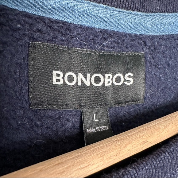 BONOBOS Critters Men’s Boucle Butterfly Fleece Crewneck Sweatshirt Size Large - Picture 6 of 7
